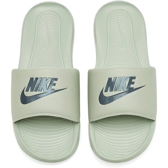 Nike Victori One Slide Spruce Fog/Black Men\'s Size 10 - (CN9675 305)